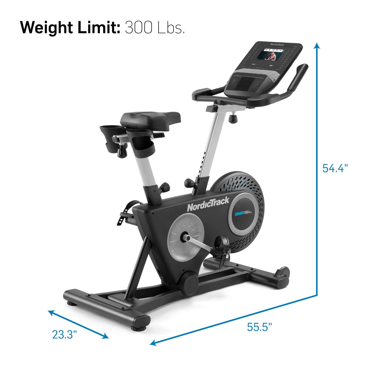 Studio Bike with 7” Smart HD Touchscreen and 30-Day Ifit Family Membership