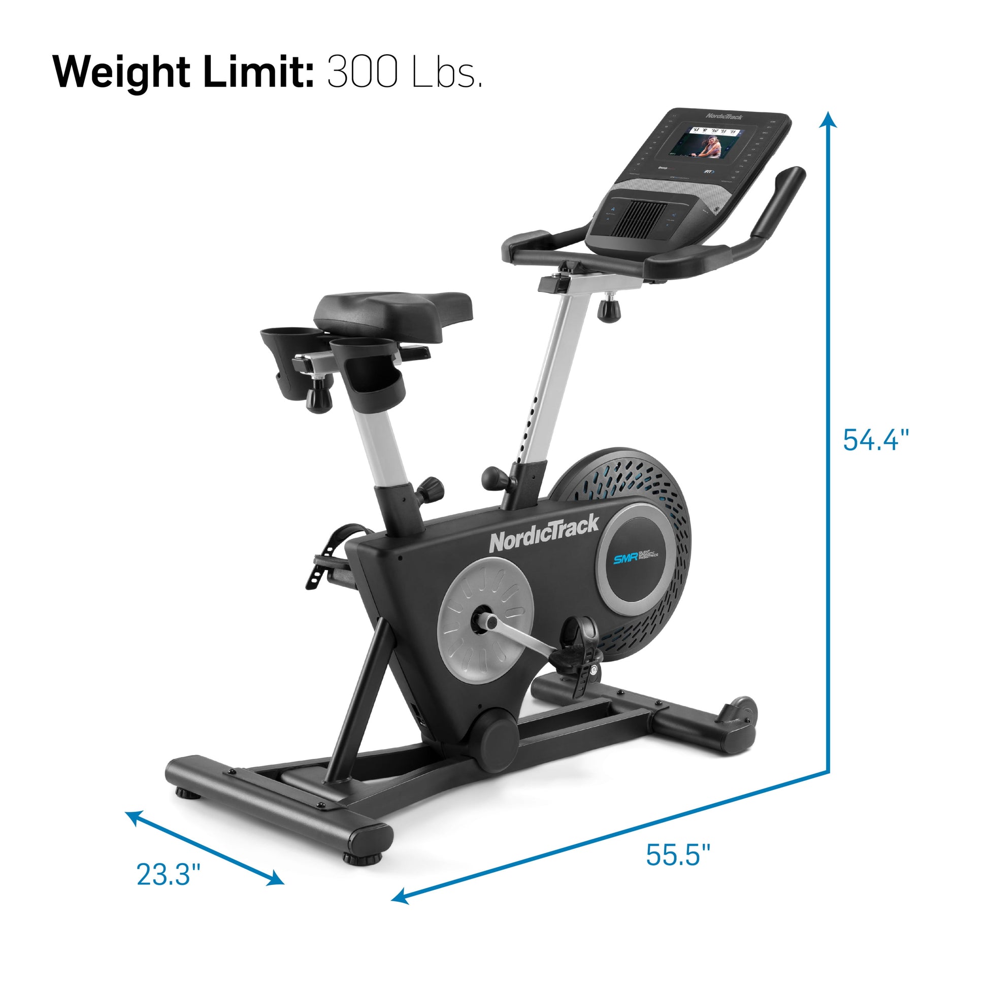 Studio Bike with 7” Smart HD Touchscreen and 30-Day Ifit Family Membership