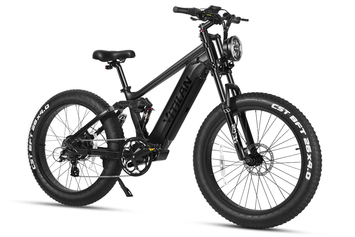 T7PRO Full Suspension Mountain E-Bike