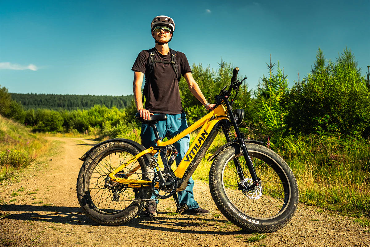 T7PRO Full Suspension Mountain E-Bike